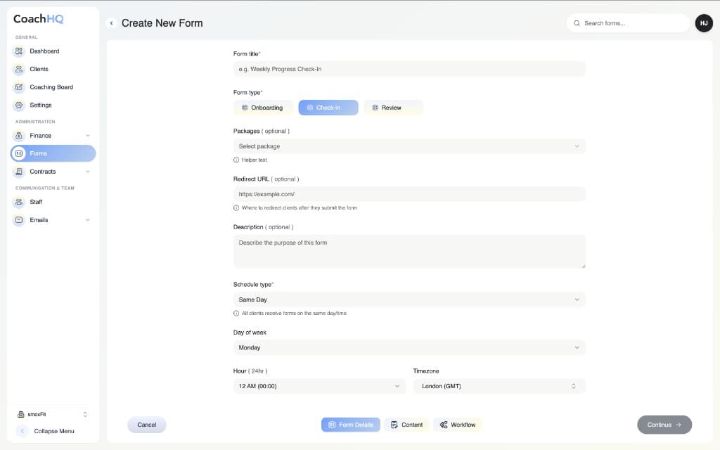 Smart Check-ins Mockup