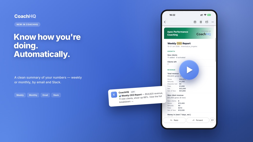 CEO reports demo