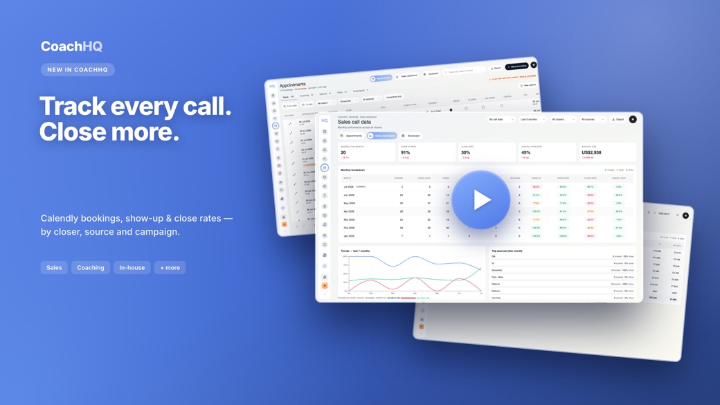 Sales-call tracking demo